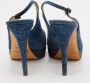 Jimmy Choo Pre-owned Denim sandals Blue Dames - Thumbnail 5