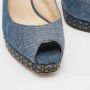 Jimmy Choo Pre-owned Denim sandals Blue Dames - Thumbnail 8