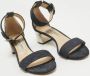 Jimmy Choo Pre-owned Denim sandals Blue Dames - Thumbnail 4