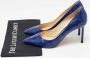 Jimmy Choo Pre-owned Fabric heels Blue Dames - Thumbnail 9