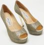 Jimmy Choo Pre-owned Fabric heels Gray Dames - Thumbnail 4