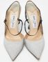 Jimmy Choo Pre-owned Fabric heels Gray Dames - Thumbnail 3