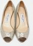 Jimmy Choo Pre-owned Fabric heels Gray Dames - Thumbnail 3