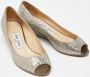 Jimmy Choo Pre-owned Fabric heels Gray Dames - Thumbnail 4