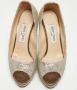 Jimmy Choo Pre-owned Fabric heels Gray Dames - Thumbnail 3
