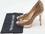 Jimmy Choo Pre-owned Fabric heels Yellow Dames - Thumbnail 9
