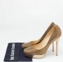 Jimmy Choo Pre-owned Fabric heels Yellow Dames - Thumbnail 8