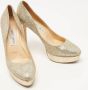 Jimmy Choo Pre-owned Fabric heels Yellow Dames - Thumbnail 4