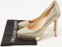 Jimmy Choo Pre-owned Fabric heels Yellow Dames - Thumbnail 8