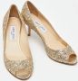 Jimmy Choo Pre-owned Fabric heels Yellow Dames - Thumbnail 4