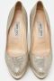 Jimmy Choo Pre-owned Fabric heels Yellow Dames - Thumbnail 3