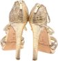 Jimmy Choo Pre-owned Fabric sandals Beige Dames - Thumbnail 4