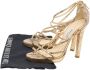 Jimmy Choo Pre-owned Fabric sandals Beige Dames - Thumbnail 7