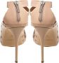 Jimmy Choo Pre-owned Fabric sandals Beige Dames - Thumbnail 4