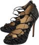 Jimmy Choo Pre-owned Fabric sandals Black Dames - Thumbnail 3