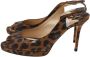 Jimmy Choo Pre-owned Fabric sandals Brown Dames - Thumbnail 3