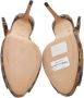 Jimmy Choo Pre-owned Fabric sandals Brown Dames - Thumbnail 5