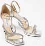 Jimmy Choo Pre-owned Fabric sandals Gray Dames - Thumbnail 4
