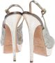 Jimmy Choo Pre-owned Fabric sandals Gray Dames - Thumbnail 4