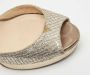 Jimmy Choo Pre-owned Fabric sandals Gray Dames - Thumbnail 7