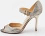 Jimmy Choo Pre-owned Fabric sandals Gray Dames - Thumbnail 2