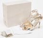 Jimmy Choo Pre-owned Fabric sandals Gray Dames - Thumbnail 9