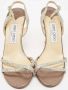 Jimmy Choo Pre-owned Fabric sandals Gray Dames - Thumbnail 3