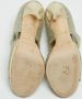 Jimmy Choo Pre-owned Fabric sandals Gray Dames - Thumbnail 6
