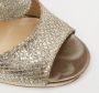 Jimmy Choo Pre-owned Fabric sandals Gray Dames - Thumbnail 7