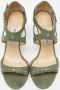 Jimmy Choo Pre-owned Fabric sandals Green Dames - Thumbnail 3