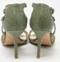 Jimmy Choo Pre-owned Fabric sandals Green Dames - Thumbnail 5