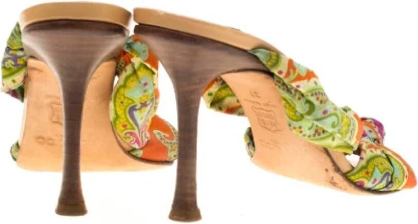 Jimmy Choo Pre-owned Fabric sandals Multicolor Dames