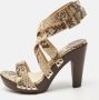 Jimmy Choo Pre-owned Fabric sandals Multicolor Dames - Thumbnail 2