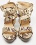 Jimmy Choo Pre-owned Fabric sandals Multicolor Dames - Thumbnail 3