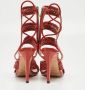 Jimmy Choo Pre-owned Fabric sandals Orange Dames - Thumbnail 5
