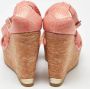 Jimmy Choo Pre-owned Fabric sandals Orange Dames - Thumbnail 5