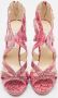 Jimmy Choo Pre-owned Fabric sandals Pink Dames - Thumbnail 3