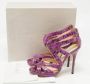 Jimmy Choo Pre-owned Fabric sandals Purple Dames - Thumbnail 9