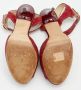 Jimmy Choo Pre-owned Fabric sandals Red Dames - Thumbnail 5