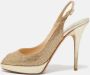 Jimmy Choo Pre-owned Fabric sandals Yellow Dames - Thumbnail 2
