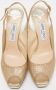 Jimmy Choo Pre-owned Fabric sandals Yellow Dames - Thumbnail 3