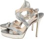 Jimmy Choo Pre-owned Fabric sandals Yellow Dames - Thumbnail 3