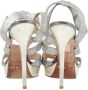 Jimmy Choo Pre-owned Fabric sandals Yellow Dames - Thumbnail 4