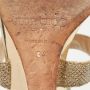 Jimmy Choo Pre-owned Fabric sandals Yellow Dames - Thumbnail 8