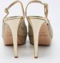 Jimmy Choo Pre-owned Fabric sandals Yellow Dames - Thumbnail 5