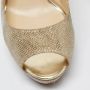 Jimmy Choo Pre-owned Fabric sandals Yellow Dames - Thumbnail 7