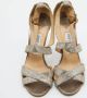 Jimmy Choo Pre-owned Fabric sandals Yellow Dames - Thumbnail 3