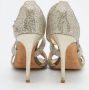 Jimmy Choo Pre-owned Fabric sandals Yellow Dames - Thumbnail 5