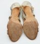 Jimmy Choo Pre-owned Fabric sandals Yellow Dames - Thumbnail 6