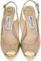 Jimmy Choo Pre-owned Fabric sandals Yellow Dames - Thumbnail 2